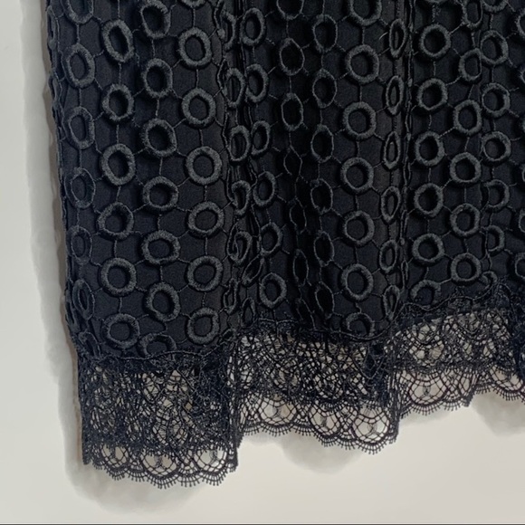 NBD Revolve Brielle Black Crochet Mesh Mini Dress - Picture 4 of 7